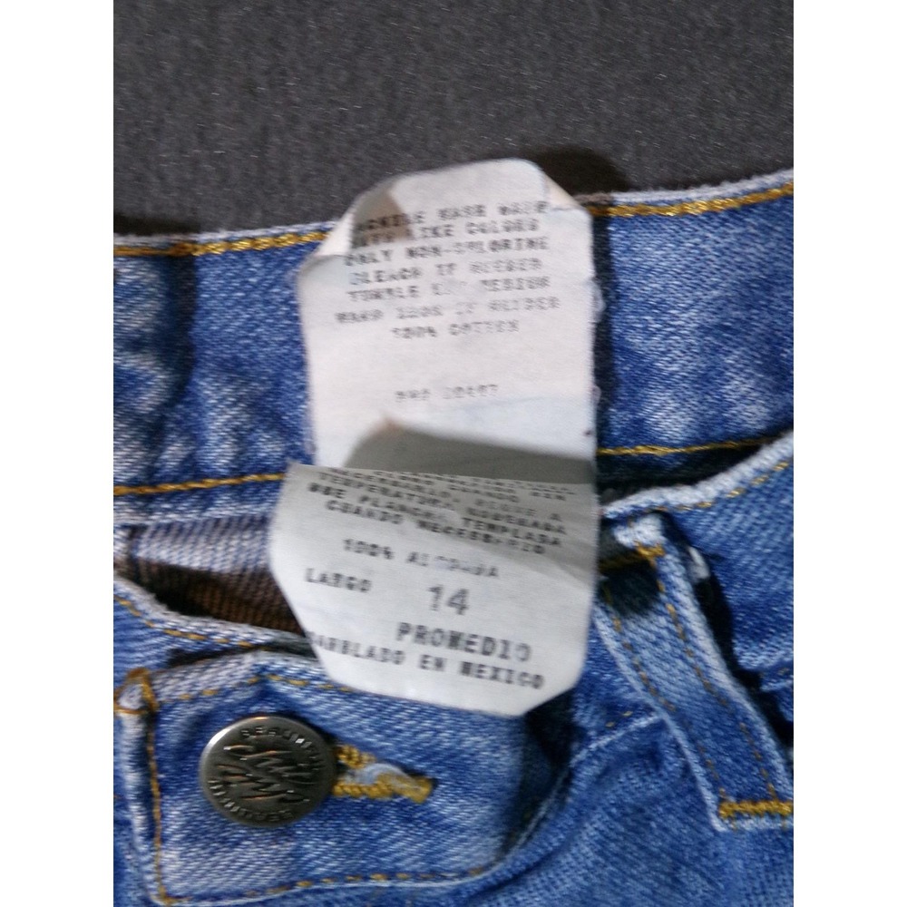 Chic Classic Womens Jeans Size 14 Light Wash High Rise Mom Jeans - Picture 3 of 6
